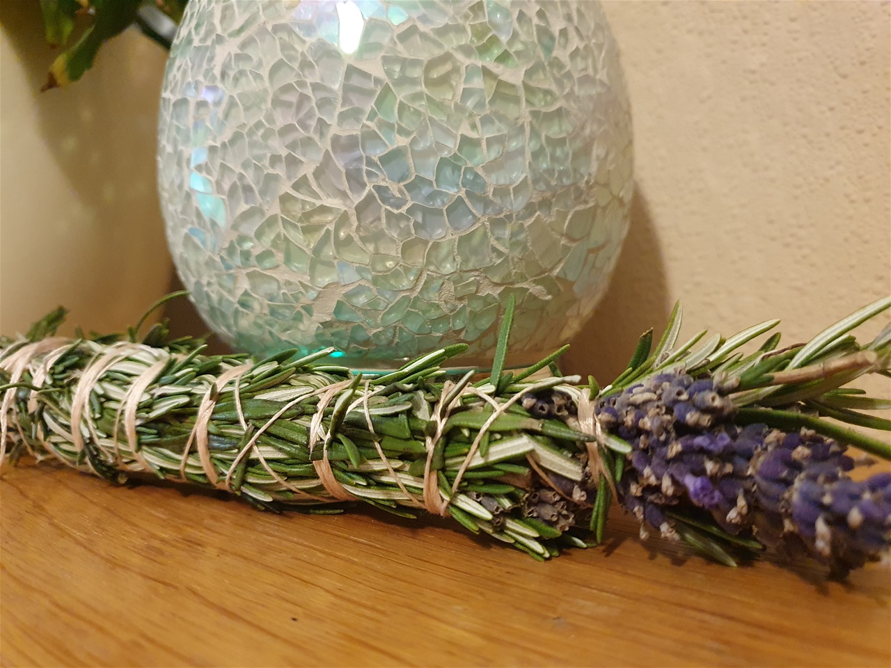 Rosmary and lavender smudgestick